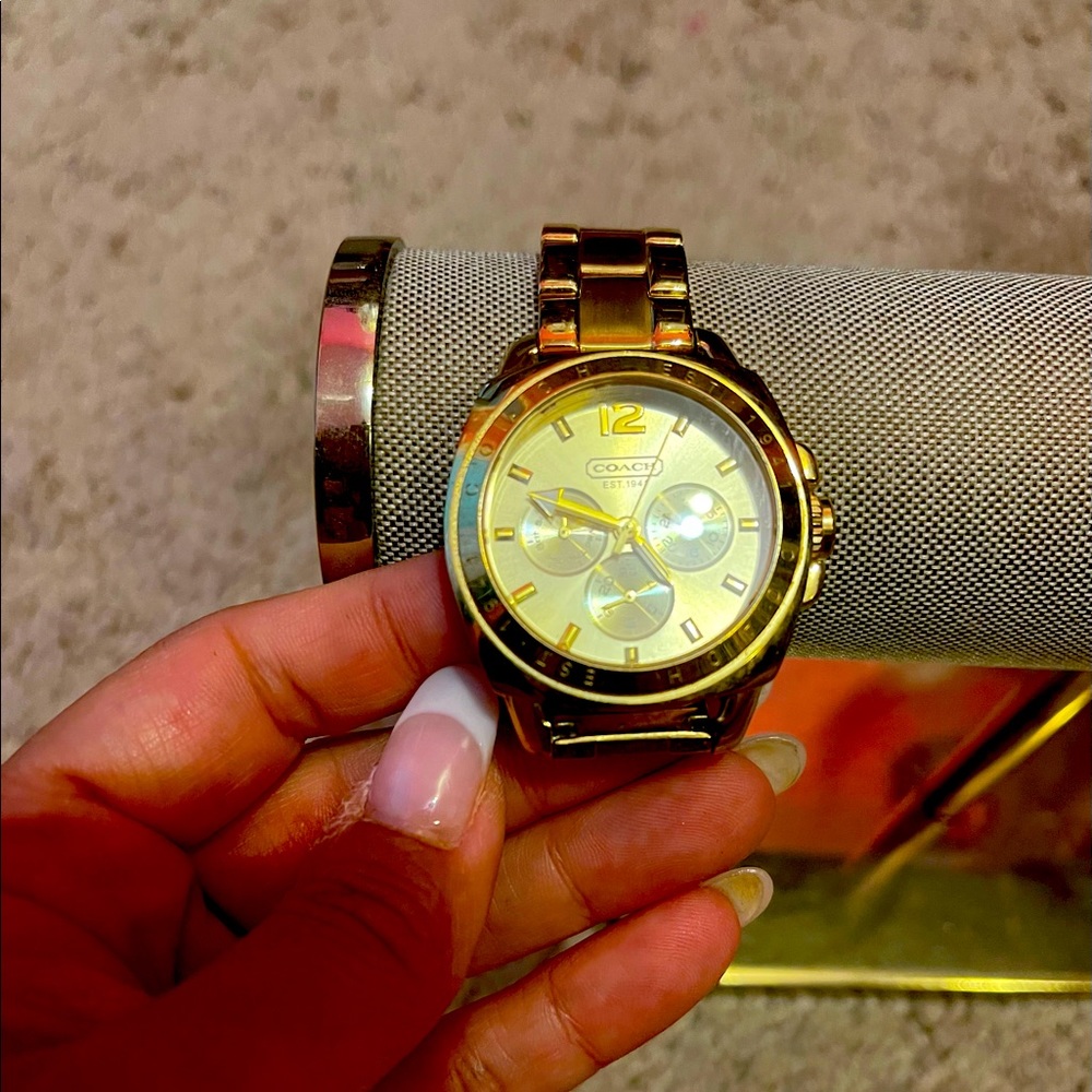 Coach Gold Watch. Great Condition
